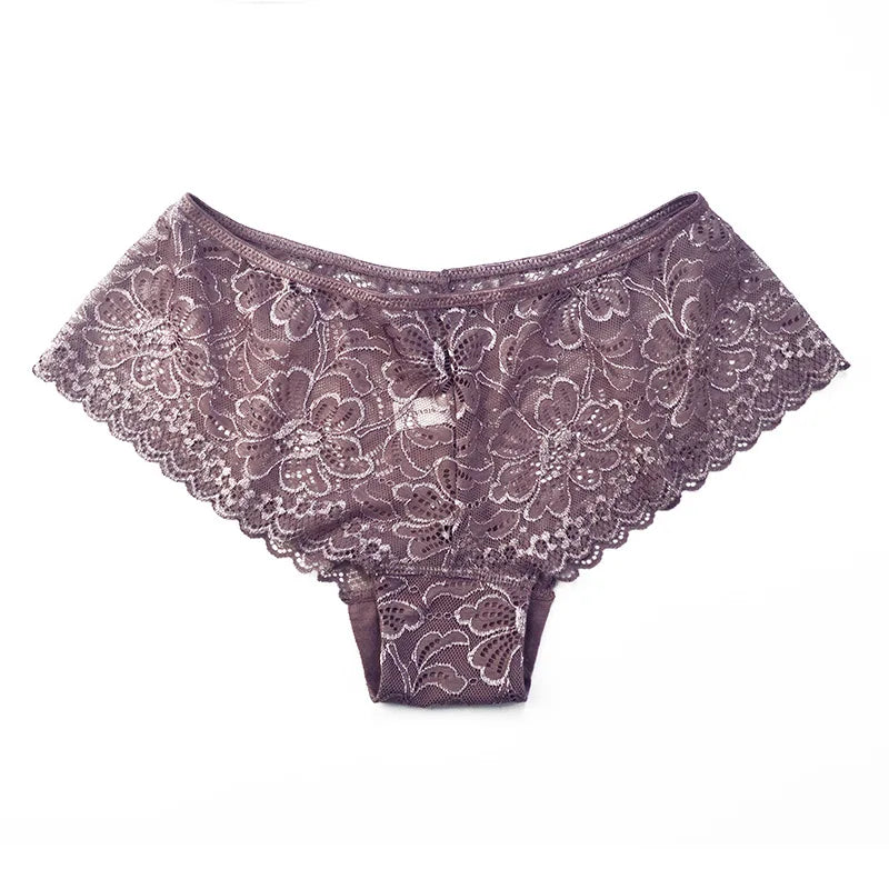 1PC Sexy Panties for Woman Sexy Underwear Breathable Lace Lingerie Female Briefs Comfy LacePantys Transparent Female Underpants