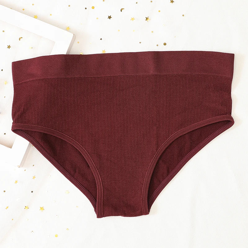 1PC Seamless Panties Women Sexy High Waist Brief Hip Lift Underwear Female Underpants Shaperwear High Rise Panties Lingerie M-XL