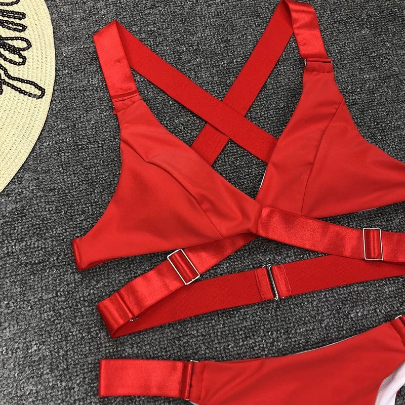 Sexy Brazilian Velvet Bikini 2025 Women Swimsuit Female Swimwear Two Pieces Bikini set Adjust Bandage Bather Bathing Suit Swim
