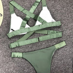 Sexy Adjustable Buckle Bandage Vevlet Bikini 2026 Women Swimsuit Female Bikinis Swimwear Two Pieces Bikini set Bathing Suit Swim