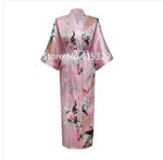 2015 Silk Bathrobe Women Satin Kimono Robes For Women Floral Robes Bridesmaids Long Kimono Robe Bride Silk Robe Dressing Gown