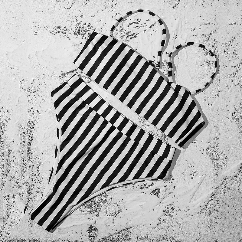 ZTVitality Sexy Bikinis Solid Push Up Bikini 2021 Hot Sale Padded Bra Straps High Waist Swimsuit Female Swimwear Women Biquini