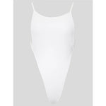 2025 Sexy Sparkling Shiny Women Swimwear One Piece Swimsuit Female High Cut Monokini Backless Bather Bathing Suit Swim Bodysuit