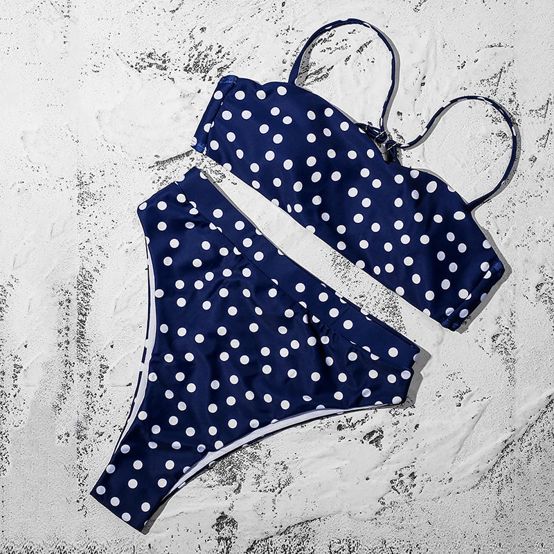 ZTVitality Sexy Bikinis Solid Push Up Bikini 2021 Hot Sale Padded Bra Straps High Waist Swimsuit Female Swimwear Women Biquini