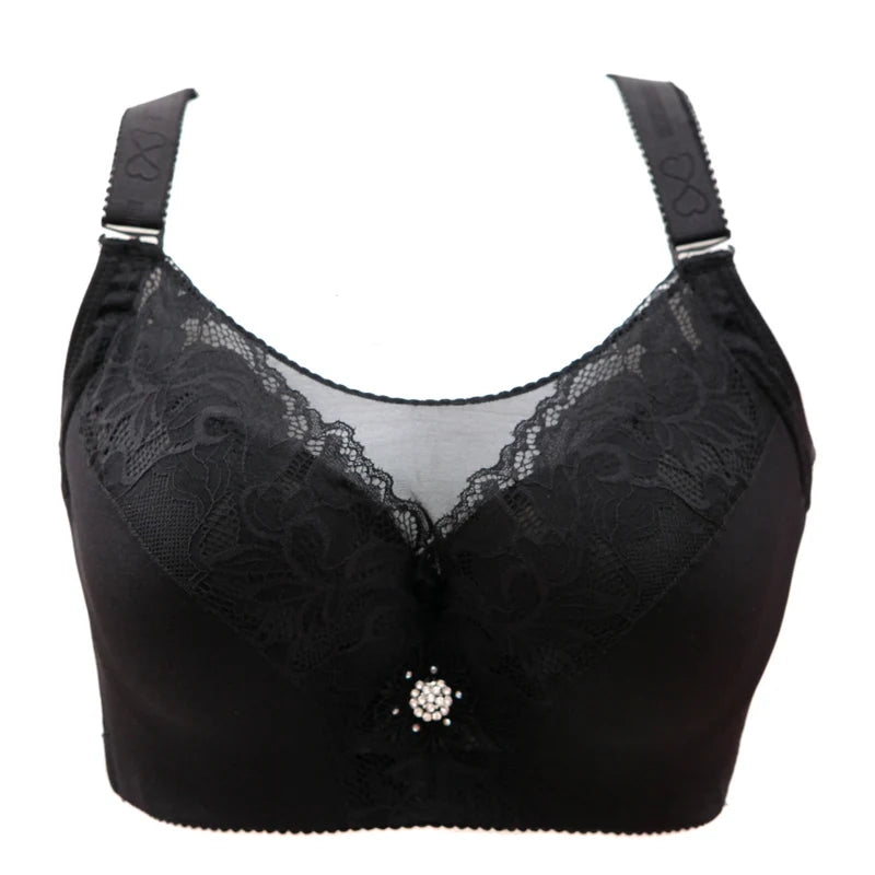 Plus Size 40-52 Sexy Seamless Bras For Fat mm oversize cup 120EFG cup bra with adjustable back underwear push up sexy lace bra