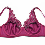 Womens Lager Bosom Lace Bralette Ladies Floral Unpadded Bra Sexy Lingerie See through Underwired Plus Size Brassiere Top