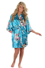 Sexy Mini Pink Chinese Traditional Women Silk Robe Novelty Kimono Yukata Pajamas Printed Nightgown S M L XL XXL XXXL RB129