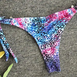 Splicing Jewelled Diamond Bikini Women Halter Swimsuit female Thong Swimwear Two Pieces Bikini Set Hollow out Bathing Suit Swim