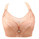 Plus Size 40-52 Sexy Seamless Bras For Fat mm oversize cup 120EFG cup bra with adjustable back underwear push up sexy lace bra