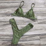 ZTVitality Swimwear Women Sexy Push Up Bikini 2019 Hot Sale Beach Padded Straps Triangle Thong Swimsuit Female Brazilian Biquini