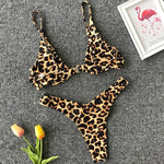 High Cut V-bar Underwired Bikini Women Swimsuit Female Micro Thong Swimwear Two-pieces Bikini Set Push Up Bathing Suit Swim Lady