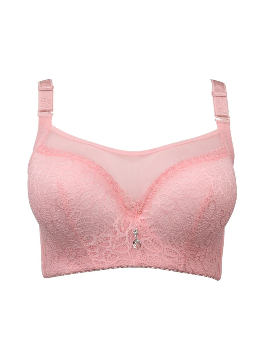 Women sexy lace bra big size Super Push Up bra anti emptied brassiere underwear Intimates lingerie 75 80 85 90 95 100 105 B C D