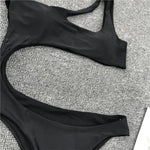 Asymmetric One shoulder Female Swimwear One piece swimsuit Women Monokini Bather Trikini High Cut Out Bathing Suit Swim Bodysuit