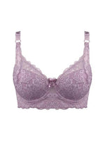 C D E Big Size 2024 Women Bra Bralette Ultrathin Pure Cotton Brassiere Hollow out Underwear Sexy Lace Plus Size 34-46 B C D Cups