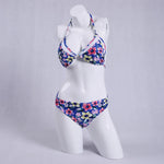 ZTVitality Sexy Bikinis Push Up Bikini 2025 New Arrival Print Mesh Thong Swimsuit Backless String Swimwear Women Biquini S-XL