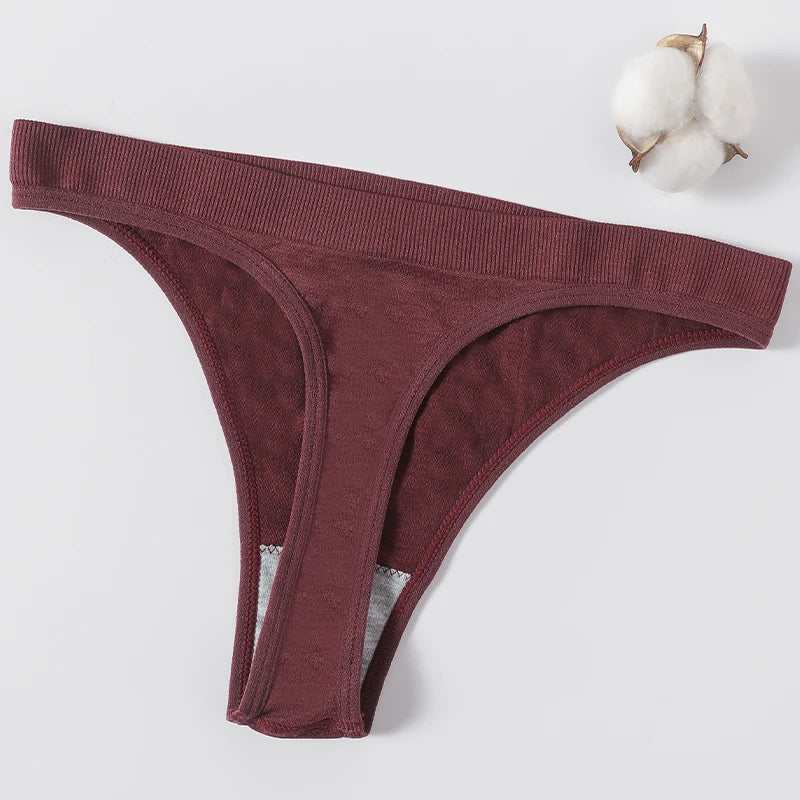 M-XL Women's Thongs Seamless G-string Brazilian Panties Sexy Underwear Cotton Briefs Low Waist Thongs Ladies Lingerie