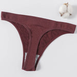 M-XL Women's Thongs Seamless G-string Brazilian Panties Sexy Underwear Cotton Briefs Low Waist Thongs Ladies Lingerie