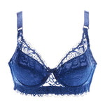 Sexy Lace Push Up Women Bra Underwear Thin Cup Underwire Bralette Plus Size 75-105 B C D Cup Ultra-thin Lace Sexy Bras