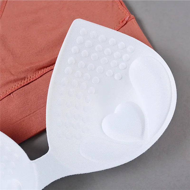 Women Tube Top Seamless Bra Crop Top Solid Color Sports Sexy Lingerie Active Bra Tops Underwear With Removable Pads