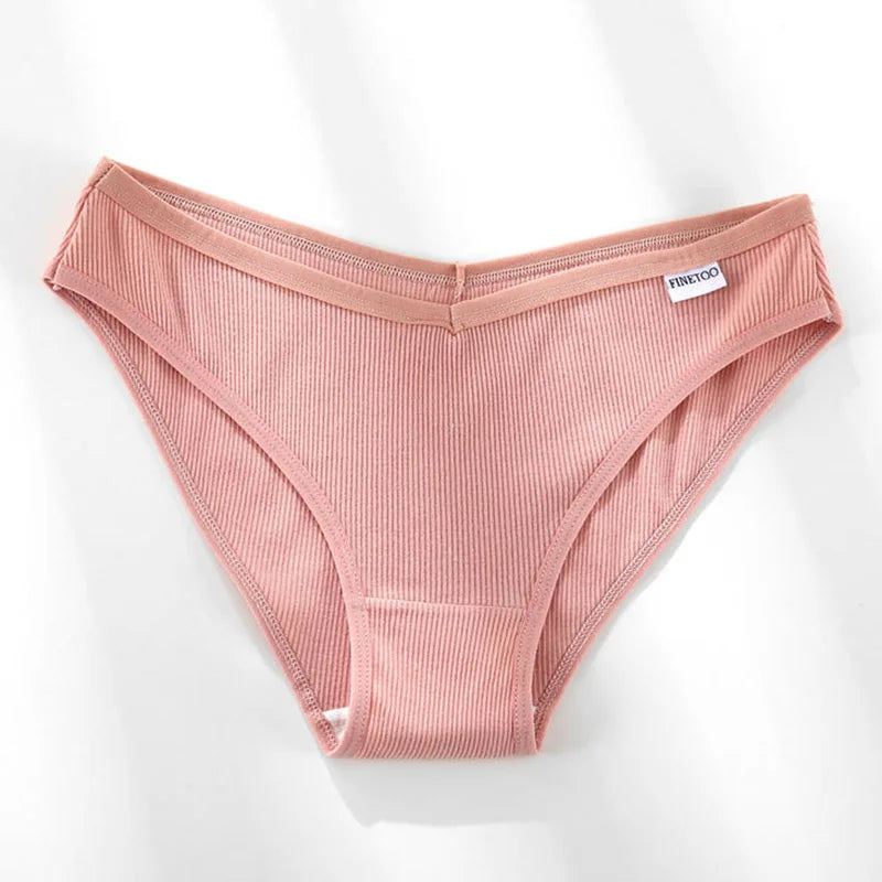 1Pc Cotton Women Panties Big Size M-2XL Briefs Sexy Brand Band Low Waist Underwear Ladies Fashion Panty Girls Intimates Lingerie