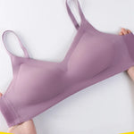 2Pcs/Set Seamless Bras For Women Wire Free Push Up Underwear Sexy Lingerie Invisible Bra Top Removable Pads Female Intimate