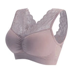 L-XXL Women Seamless Sexy Lace Bra Wireless Beauty Back Lingerie Push Up sports running Bra Cozy Chest tube Top bralette