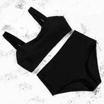 ZTVitality Brown Bikinis Wide Straps Push Up Bikini 2025 Padded High Waist Swimsuit Female Sexy Swimwear Women Brazilian Biquini