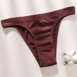 1 Pack Women Seamless Briefs Brazilian Panties Soft Cotton Gusset Sexy Lingerie Ladies Comfort Stretchy Underwear M-L