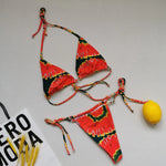 2025 Polka Dot Mini Micro String Bikini Women Swimsuit Female Bikinis Brazilian Swimwear Two Pieces Bikini Set Bathing Suit Swim
