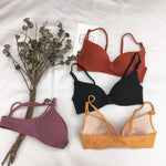 Push Up Bra Wire Free Bras For Women Sexy Padded Bralette A B Cup Bra Female Brassiere Seamless Underwear Ladies Lingerie