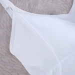Women Crop Top Bandeau Bra Tube Top Female Cropped Sexy Seamless Underwear Lingerie Streetwear Low Back Bralette Removable Pads