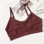 Women Tank Crop Top Female Seamless Underwear Backless No Pads Unlined Sexy Lingerie Comfort Woman Top Camisole