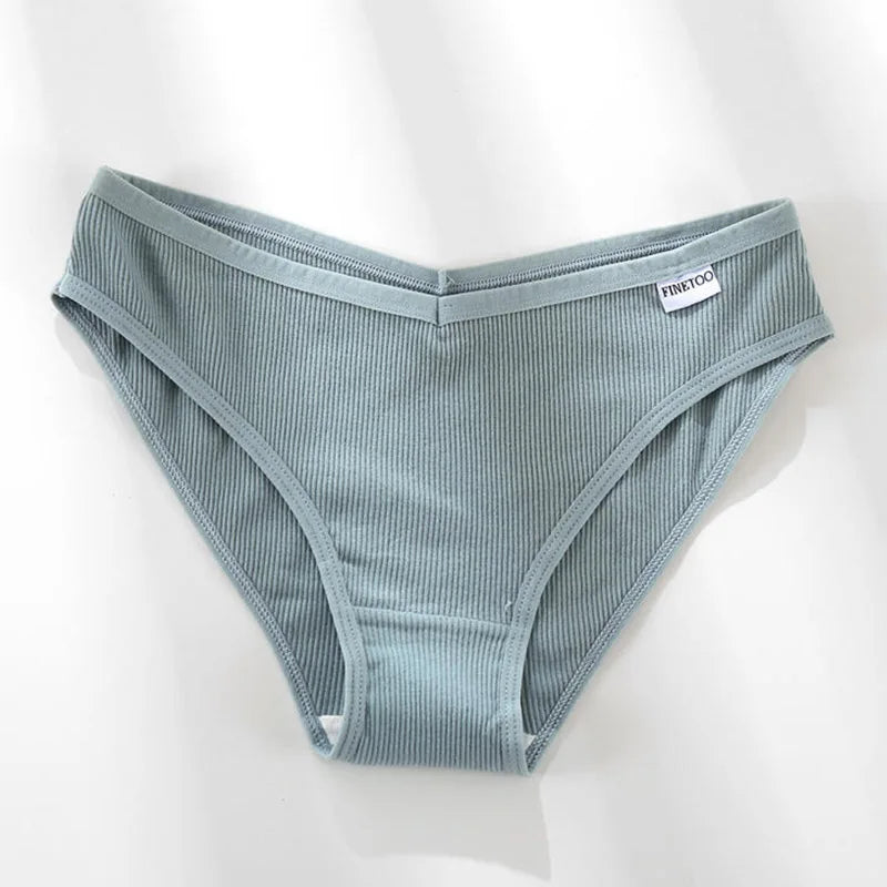 1Pc Cotton Women Panties Big Size M-2XL Briefs Sexy Brand Band Low Waist Underwear Ladies Fashion Panty Girls Intimates Lingerie