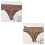 2Pcs/Set Women Panties High Waist Panties Sexy Bodyshaper Thongs Female Underpants Seamless Underwear Sports G-string Intimates