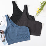 One Shoulder Tube Top Women Tops Seamless Underwear Sexy Sleeveless Lingerie Womens Crop Top Streetwear Fashion Camisole