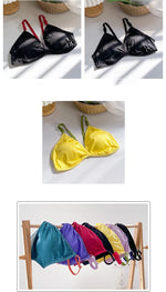 Women Push Up Bra Sexy Lingerie Bralette Wirefree Bra Sexy Deep Vneck Wireless Underwear Thin Seamless Bra Crossback Bra