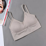 Women Tube Top Seamless Bra Crop Top Solid Color Sports Sexy Lingerie Active Bra Tops Underwear With Removable Pads