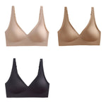 3Pcs/Set Seamless Bras Wire Free Brassiere Women Underwear Female Sexy Lingerie Plunge Underwear & Sleepwears Intimates