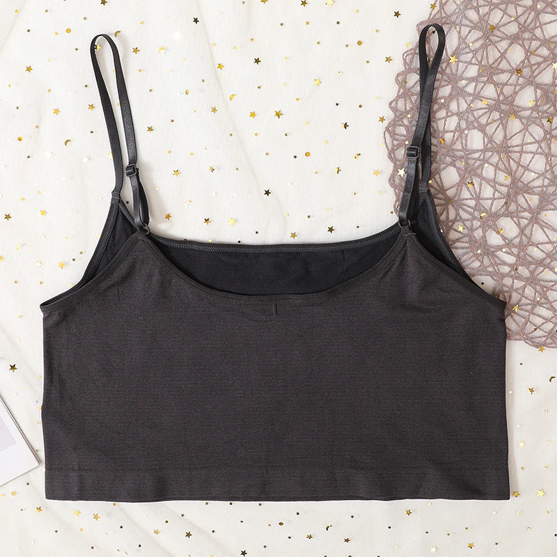 Women Top Female Crop Top Sexy Bralette Top Tee Streetwear Basic Tank Camis Adjustable Strap Seamless Underwear