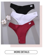 Women Cotton Briefs Panties Ladies M-2XL Underwear Sexy Low Waist Panti Female Seamless Lingerie Girls Plus Size Soft Intimates