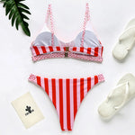 2026 Sexy Polka Dot Bikini Women Swimsuit Female Brazilian Swimwear Two pieces bikini set Hollow out High cut Bathing Suit Swim
