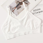 Women Tank Crop Top Female Seamless Underwear Backless No Pads Unlined Sexy Lingerie Comfort Woman Top Camisole