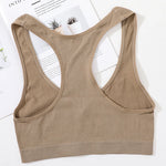 Seamless Bras For Women Bra Tops Wirefree Brassiere Unlined Deep Vneck Bra Comfort LingerieBralette Top Female Underwear