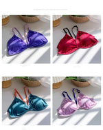 Women Push Up Bra Sexy Lingerie Bralette Wirefree Bra Sexy Deep Vneck Wireless Underwear Thin Seamless Bra Crossback Bra