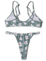 ZTVitality Swimwear Women Floral Print Sexy Bikini 2022 Hot Sale Straps Padded Bra Low Waist Swimsuit Female Brazilian Biquini