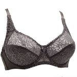 Plus Size Womens Lace Bra Lager Bosom See through Bralette Underwired Sexy Lingerie 34 36 38 40 42 44 B C D DD E F Cup