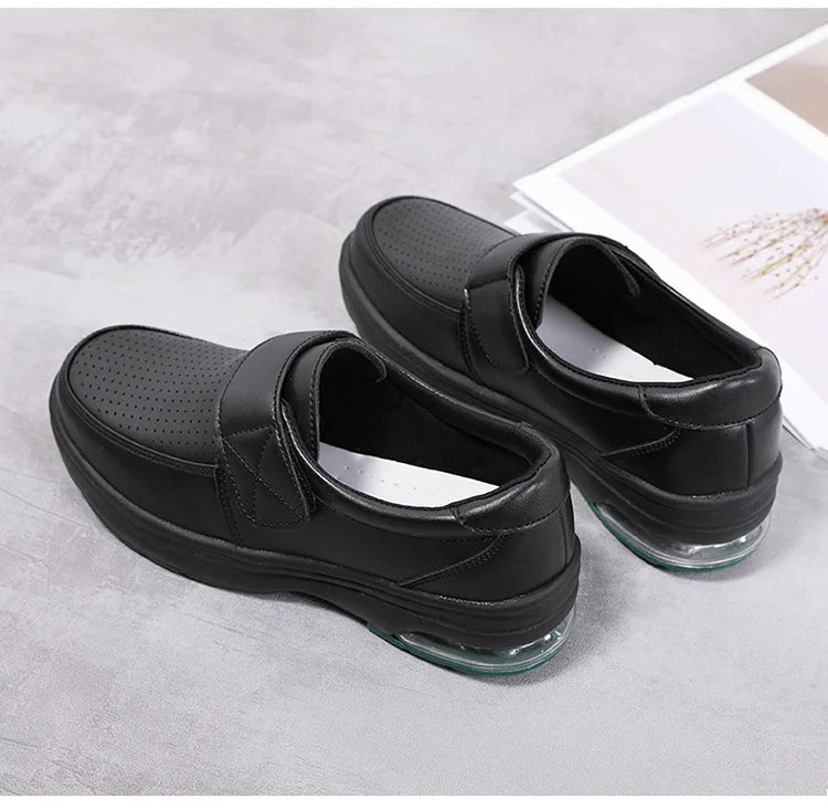 Platform White Shoes Women Casual Comfortable Light Nurse Work Shoes Fashion Slip on Non-slip Loafers Chaussure Femme