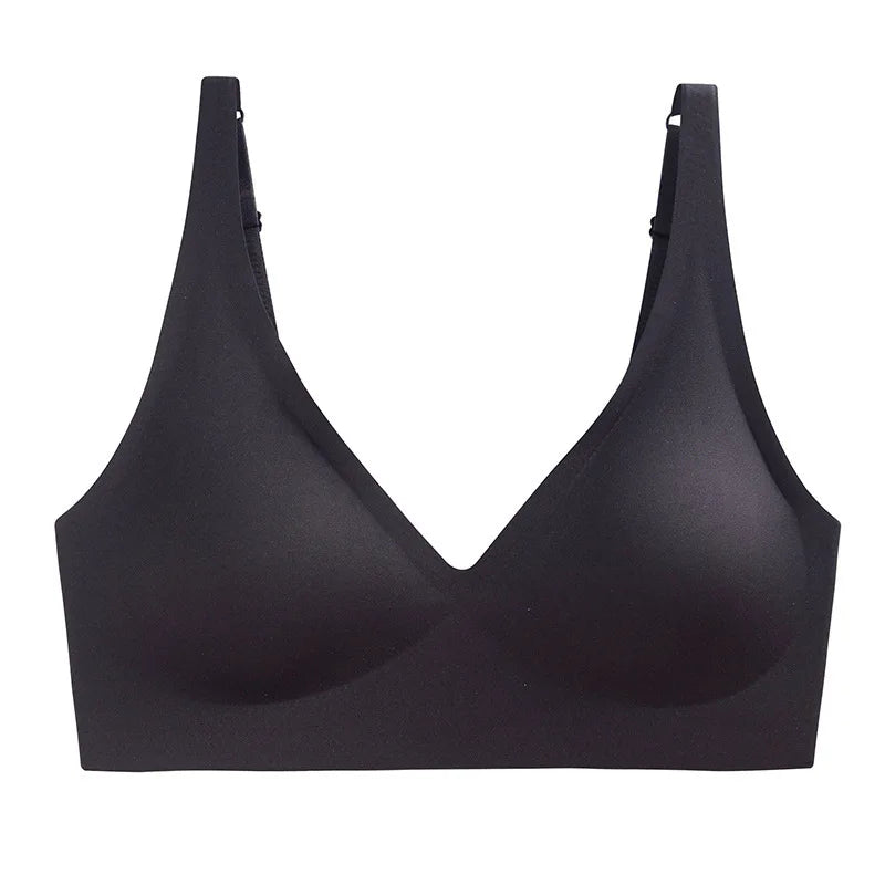 No Show Bras For Women Push-Up Bra Wire Free Brassiere Sexy Lingerie Padded Underwear Plus Size Sleepwear Bra Intimates S-3XL