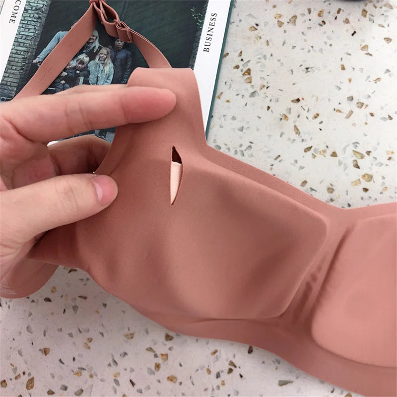 Women's Square Neck Seamless Adjustable Strap Wireless Bra Comfort Sexy Lingerie Invisible Underwear Ladies Intimates S-XL