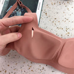 Women's Square Neck Seamless Adjustable Strap Wireless Bra Comfort Sexy Lingerie Invisible Underwear Ladies Intimates S-XL